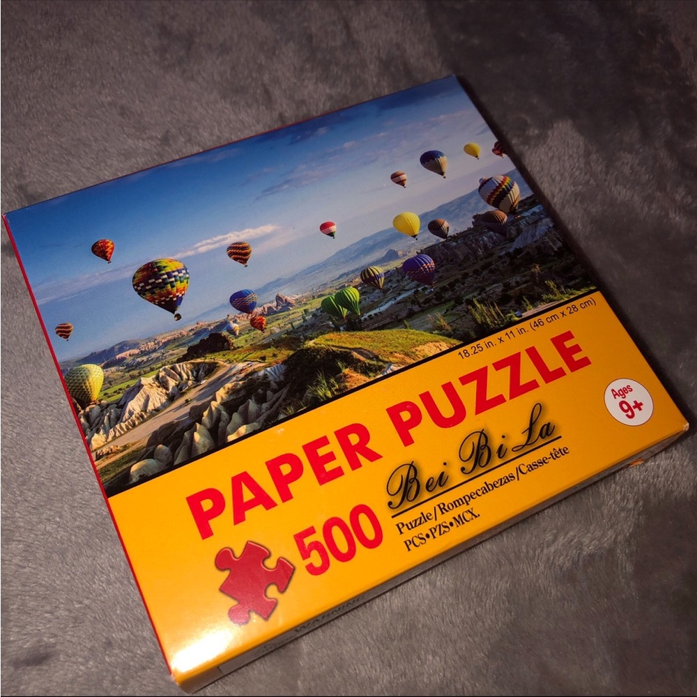 Bei Bi La 500 Piece Paper Puzzle/Turkey Cappadocia Colorful Hot Air Balloon